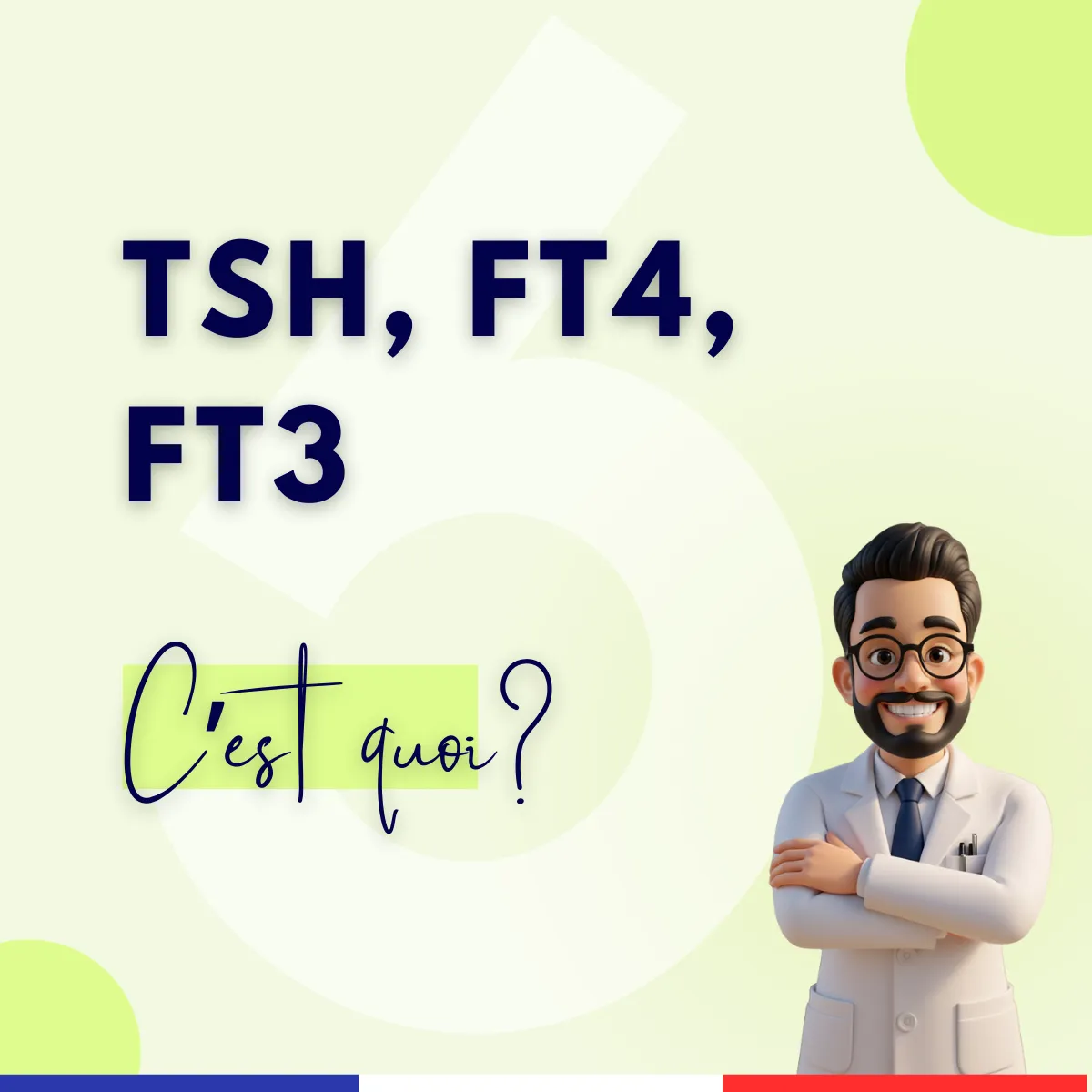 C'est quoi TSH, FT4, FT3 dans une ordonnance médicale C'est quoi TSH, FT4 FT3, dans une prise de sang par Radoine El Atallati