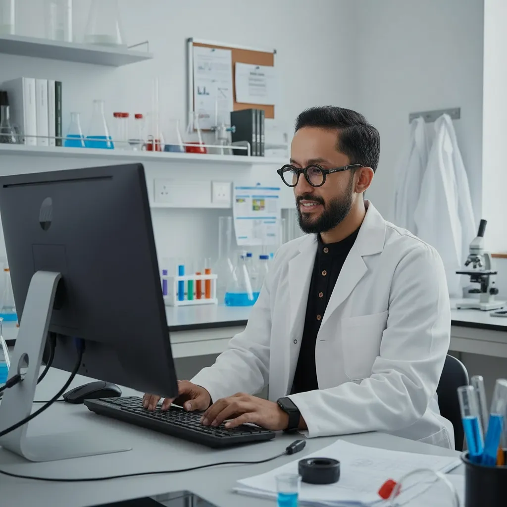 Radoine El Atallati, Expert en biologie médicale